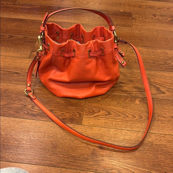 Coach Salmon Leather Bucket Bag - Picture 14 of 14